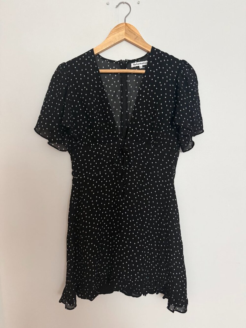 Reformation Polka Dot Dress - Size 8